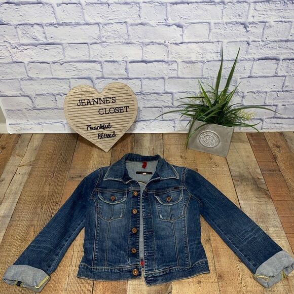 AG Adriano Goldschmied The Alamo Denim Jacket Size xs - Picture 7 of 13